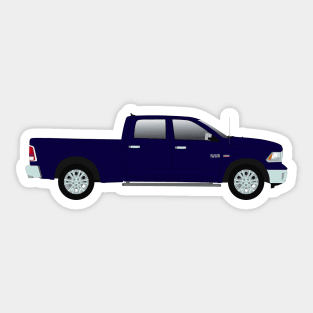 Blue pickup truck Sticker